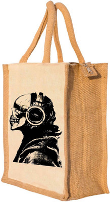

Nisol® Skull & The Music Waterproof Lunch Bag(Beige, 12 inch)