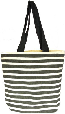 

IMPRESSIONS FOREVER CANVAS SHOULDER STRIPE BLACK Shoulder Bag(Black, 5 L)