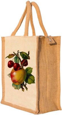

Nisol® Apples Waterproof Lunch Bag(Beige, 12 inch)