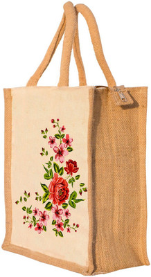 

Nisol® Floral Patterned Flowers Waterproof Lunch Bag(Beige, 12 inch)