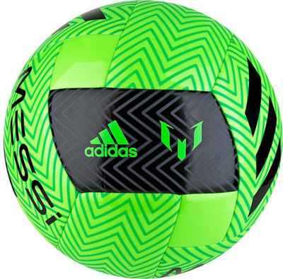 

ADIDAS Messi Q3 Football - Size: (Pack of 1, Green, Sgreen;black;sollim