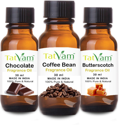 

Tatvam Soap Making Fragrance oil Set of 3 - Coffee bean, Chocolate, Butterscotch (30 ml Each)(30 ml)