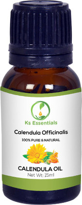 

Ks Essentials 100% Pure Calendula Essential Oil Pure Natural & Undiluted For Skin care & Hair (15ml)(15 ml)