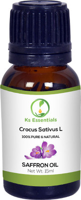 

Ks Essentials 100% Pure Saffron Essential Oil (Crocus sativus) Natural Therapeutic Grade (15ml)(15 ml)