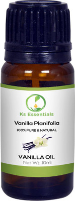 

Ks Essentials 100% Pure Vanilla Essential Oil Pure Natural & Undiluted For Skin care & Hair (10ml)(10 ml)