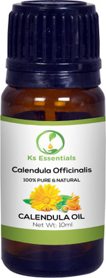 

Ks Essentials 100% Pure Calendula Essential Oil Pure Natural & Undiluted For Skin care & Hair (10ml)(10 ml)