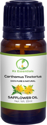 

Ks Essentials 100% Pure Safflower Oil (Carthamus tinctorius) Natural & Undiluted (10ml)(10 ml)