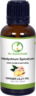 

Ks Essentials 100% Pure Ginger Lilly Oil Pure & Natural Essential Oil (30ml)(30 ml)