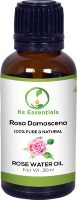 

Ks Essentials 100% Pure Rose Water Pure Facial Toner Cleanser Undiluted (30ml)(30 ml)