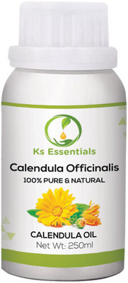 

Ks Essentials 100% Pure Calendula Essential Oil Pure Natural & Undiluted For Skin care & Hair (250ml)(250 ml)