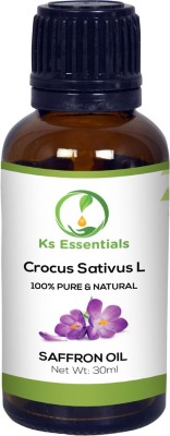 

Ks Essentials 100% Pure Saffron Essential Oil (Crocus sativus) Natural Therapeutic Grade (30ml)(30 ml)