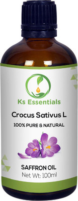 

Ks Essentials 100% Pure Saffron Essential Oil (Crocus sativus) Natural Therapeutic Grade (100ml)(100 ml)