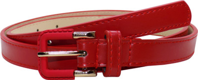 

Forty Hands Women Casual Red Artificial Leather Belt