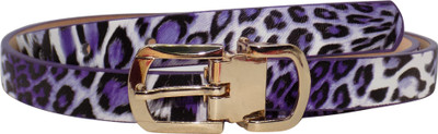 

Forty Hands Women Casual Purple Artificial Leather Belt
