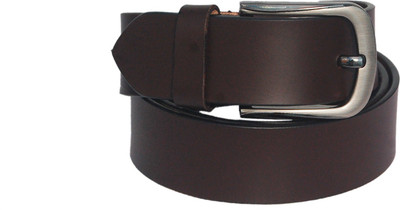 

jainfashion24 Men Evening, Casual Brown Genuine Leather Belt, Brown lather