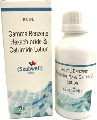 

wellona pharma gamma benzene hexachloride and cetrimide lotion(100 ml)