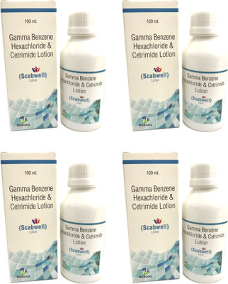 

wellona pharma gamma benzene hexachloride and cetrimide lotion(400 ml)
