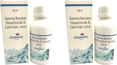 

wellona pharma gamma benzene hexachloride and cetrimide lotion(200 ml)