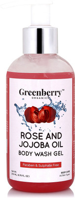 

GreenBerry Rose & Jojoba Oil Body Wash Gel (200ml)(200 ml)