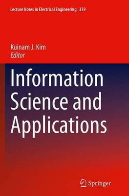 Information Science and Applications(English, Paperback, unknown)