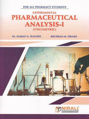PHARMACEUTICAL ANALYSIIS -I(English, Paperback, SANJAY G WALODE, BHUSHAN M FIRAKE)