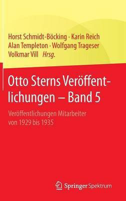 Otto Sterns Veroeffentlichungen - Band 5(German, Hardcover, unknown)