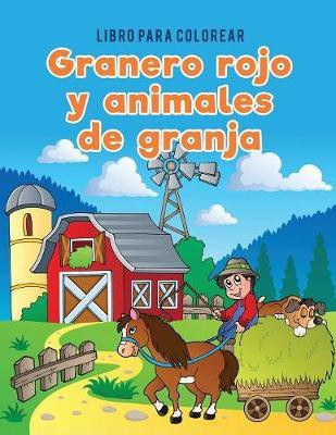 Libro para colorear granero rojo y animales de granja(Spanish, Paperback, Kids Coloring Pages for)