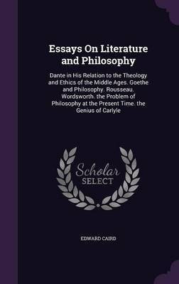 Essays On Literature and Philosophy(English, Hardcover, Caird Edward)