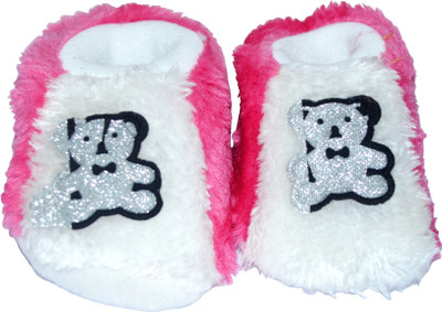 

Pin to Pen Baby Bootie Furry Bunny - Pink Booties(Toe to Heel Length - 14 cm Pink)