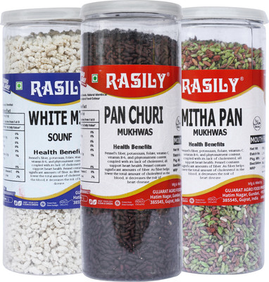 

rasily Mitha Pan , White Mint & Pan churi Mukhwas Combo Madrasi, Mitha Pan, pan chura, Mint, fennel seed Mouth Freshener(Pack of 3)