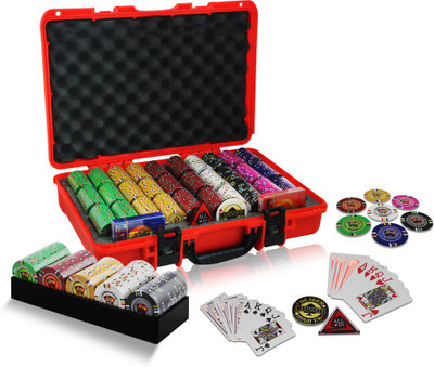 

Casinoite SCARBOROUGH ENGLAND 600 Poker Chips Set(Multicolor)