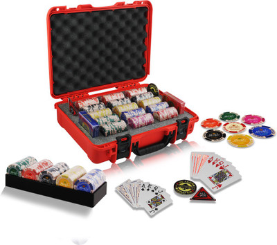 

Casinoite Monte Carlo Millions 300 Poker Chips Set(Multicolor)