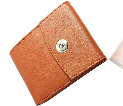 

Billiondeal Rich Look bi-Fold High Quality Men's Leather Wallet 8 Card Holder(Set of 1, Tan)
