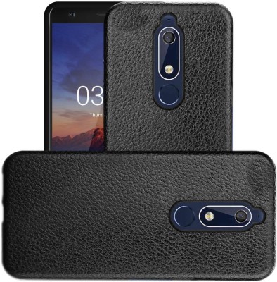 CASE CREATION Back Cover for Nokia 5 2018(Black, Grip Case, Silicon, Pack of: 1)