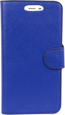 CHAMBU Flip Cover for LG Optimus Black P970(Blue, Shock Proof)