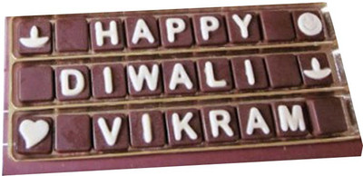 

Swankit's Happy Diwali & a Name Message Box Bars(100 g)