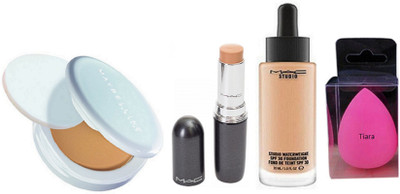 

Tiara Spounge Puff , Compact , Conceler , Studio Waterweight Foundation ,(Set of 4)