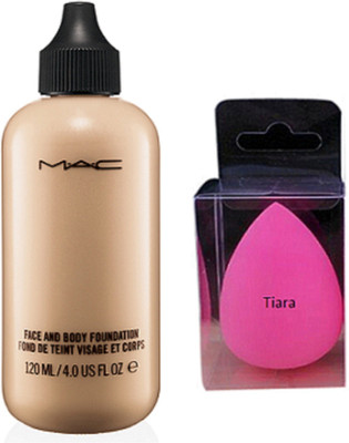 

Tiara Spounge Puff , Face And Body Foundation(Set of 2)