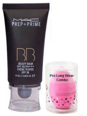 

pro longwear combo Sponge Puff,Mac Prep-Prime BB Beauty Balm Foundation(Set of 2)