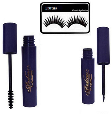 

brutus Eyelashes, Mac Padma Liquid Eyeliner & Mascara(Set of 3)
