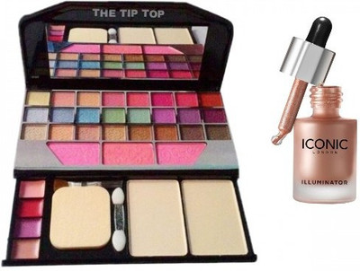

THE TIP TOP ICONIC LONDON HIGHLIGHTER (ORIGINAL) & TYA 6155 MAKE UP KIT(Set of 2)