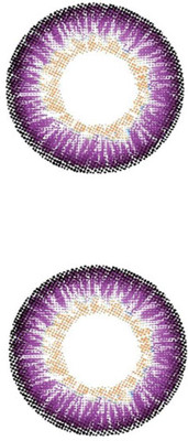 

TruOm Voilet Eye Contact Lens Monthly Monthly Contact Lens(0, Voilet, Pack of 2)