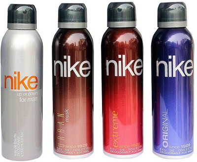 

Nike ORIGINAL URBAN MUSK UP OR DOWN FOR MAN AND EXTREME Body Spray - For Men & Women(800 ml, Pack of 4)
