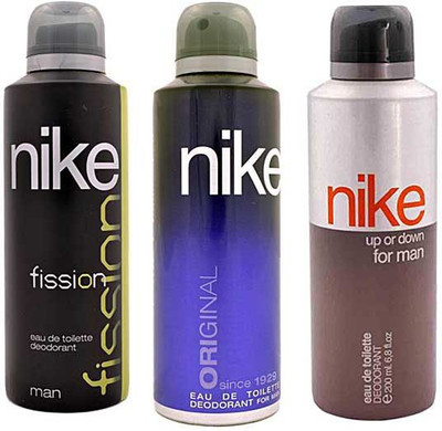 

Nike FISSION ORIGINAL AND UP OR DOWN FOR MAN Body Spray - For Men & Women(600 ml, Pack of 3)