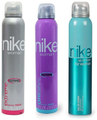 

Nike EXTREME ORIGINAL UP OR DOWN FOR WOMEN Body Spray - For Women(600 ml, Pack of 3)