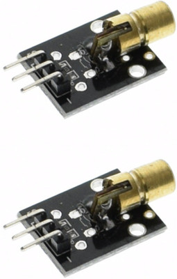 

KitsGuru Laser Sensor Module 650nm 6mm 5V 5mW Red Laser (Set of 2) Electronic Components Electronic Hobby Kit