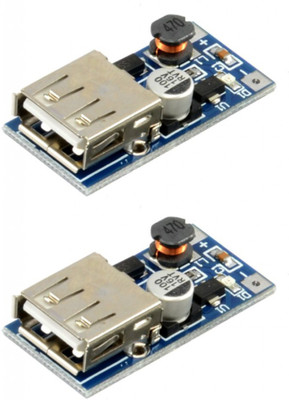 

KITSGURU 3V to 5V 1A Module Step Up Converter Boost USB Charger for MP3/MP4 Phone DC-D (Set of 2) Electronic Components Electronic Hobby Kit