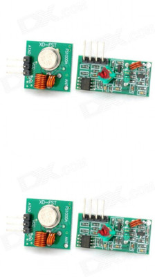 

KitsGuru 433Mhz WL RF Transmitter + Receiver Wireless Module (Set of 2) Electronic Components Electronic Hobby Kit