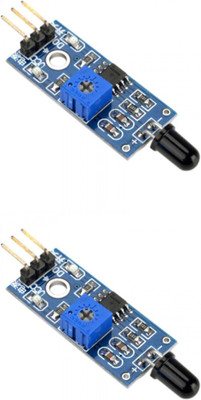 

KitsGuru Fire and Flame sensor infrared receiver module (Set of 2) Electronic Components Electronic Hobby Kit