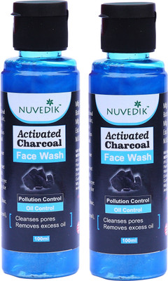 

Nuvedik Activated Charcoal Facewash - 100ml(PACK OF 2) Face Wash(200 ml)